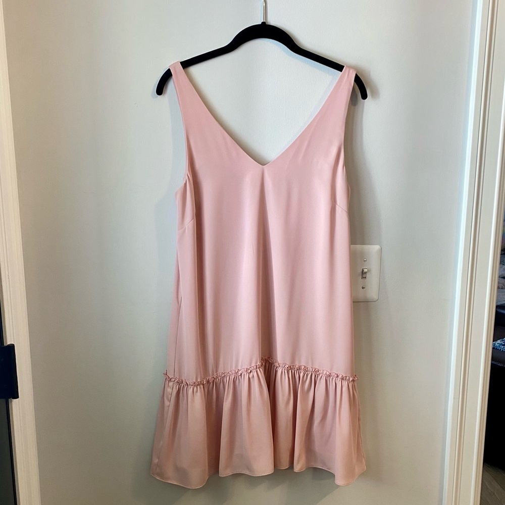 Amanda Uprichard light pink tank dress size small